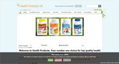 Desktop Screenshot of health-products.org.uk